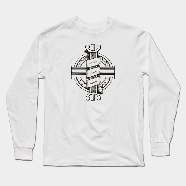 Monogram I Long Sleeve T-Shirt by calebfaires